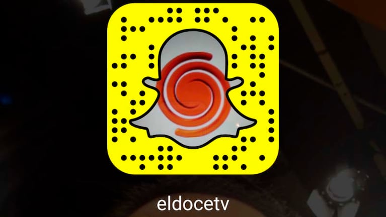 Copiá el código QR de Snapchat y seguinos en ElDocetv.