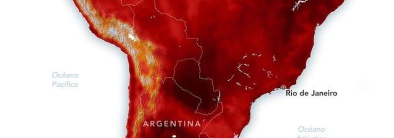 Córdoba capital lideró el ranking de calor atípico en Sudamérica en el último trimestre