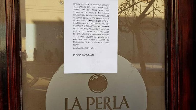 Córdoba: cerró sus puertas el tradicional restaurante La Perla
