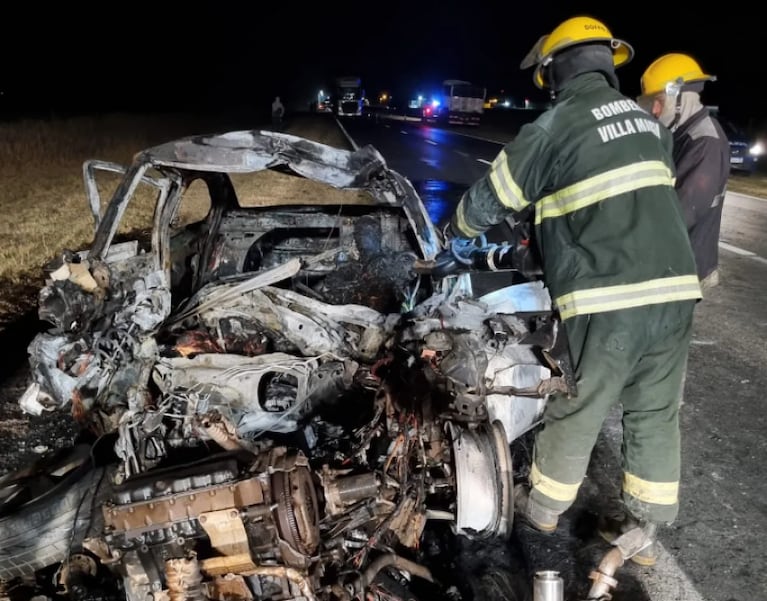 Córdoba: cuatro muertos en dos choques sobre la Ruta 158
