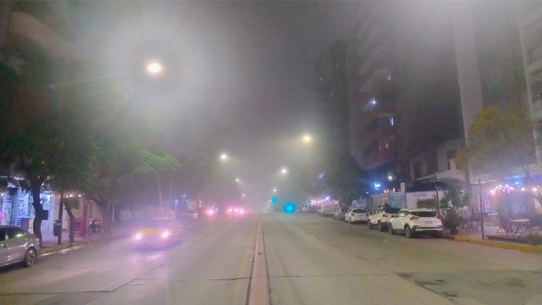 Córdoba cubierta por la niebla. Foto: Pablo Olivarez / El Doce.
