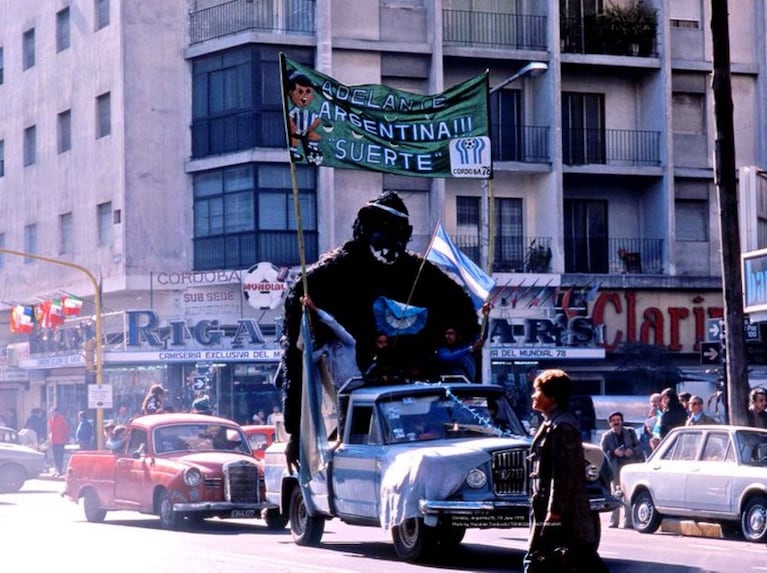 Córdoba durante el Mundial 78. Foto: Masahide Tomikoshi.