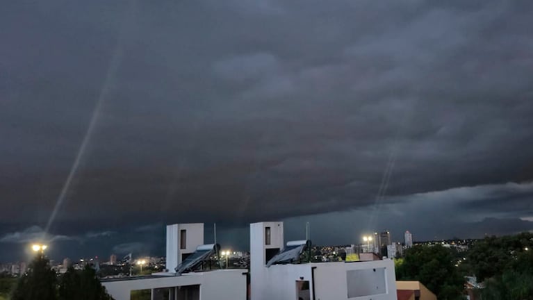 Córdoba en alerta por tormentas.