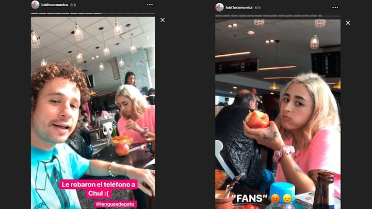 Córdoba: fans le robaron el celular a la novia del famoso youtuber Luisito Comunica