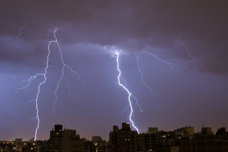Córdoba fue testigo de una tormenta eléctrica (imagen ilustrativa).