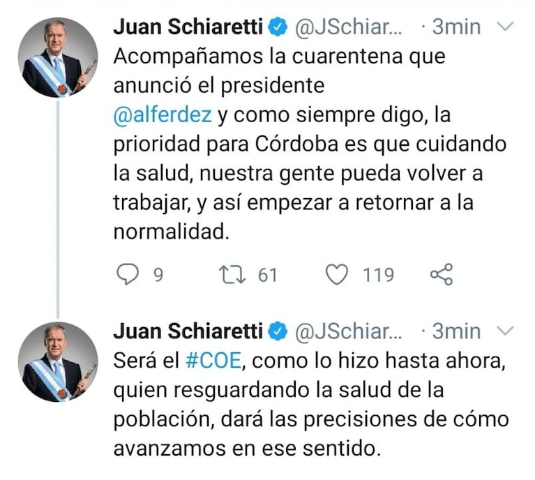 Córdoba ingresó a la fase 4: el mensaje de Schiaretti y la flexibilización de la cuarentena