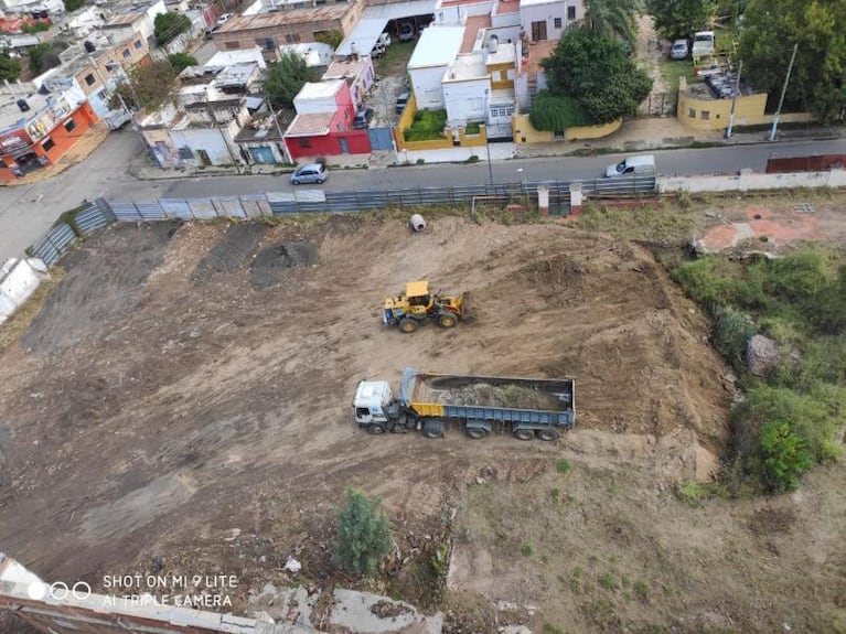 Córdoba: la Municipalidad rellenó el pantano de barrio Alberdi