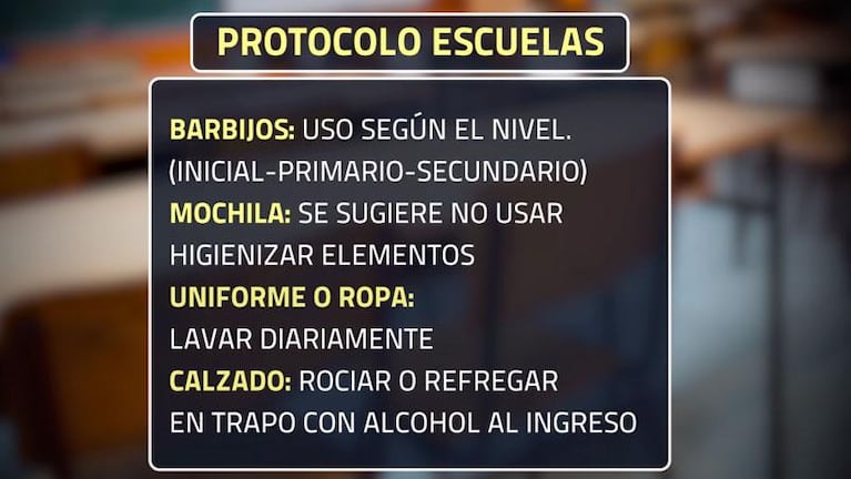 Córdoba prepara un protocolo para retomar las clases presenciales: los puntos clave