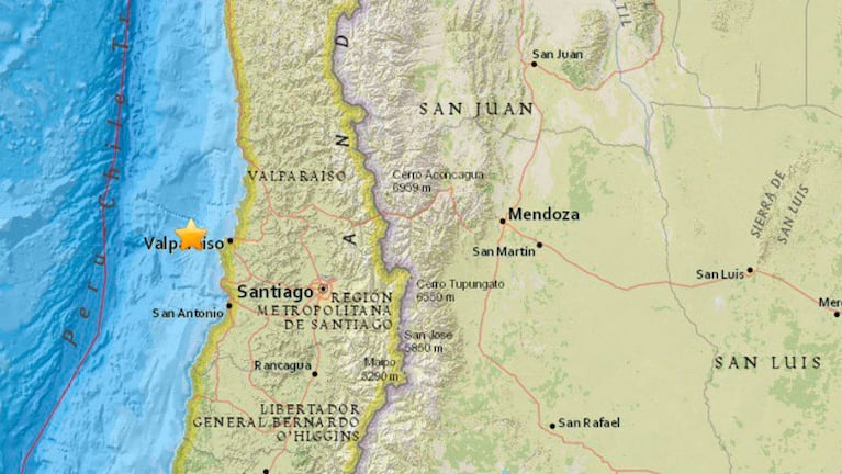 Córdoba sintió el temblor que se registró en Chile.