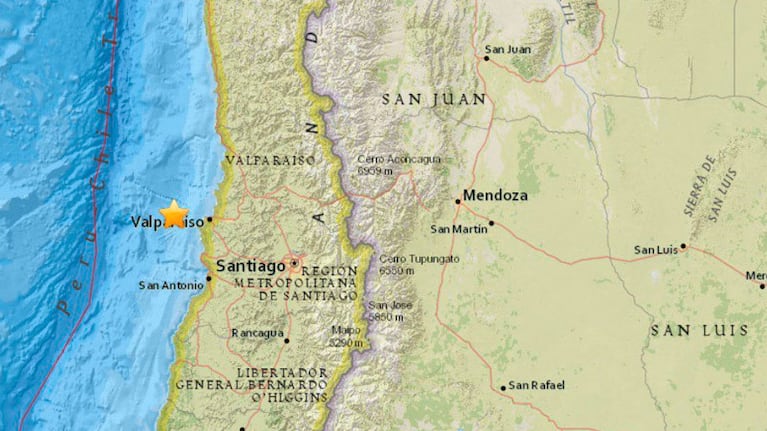 Córdoba sintió el temblor que se registró en Chile.