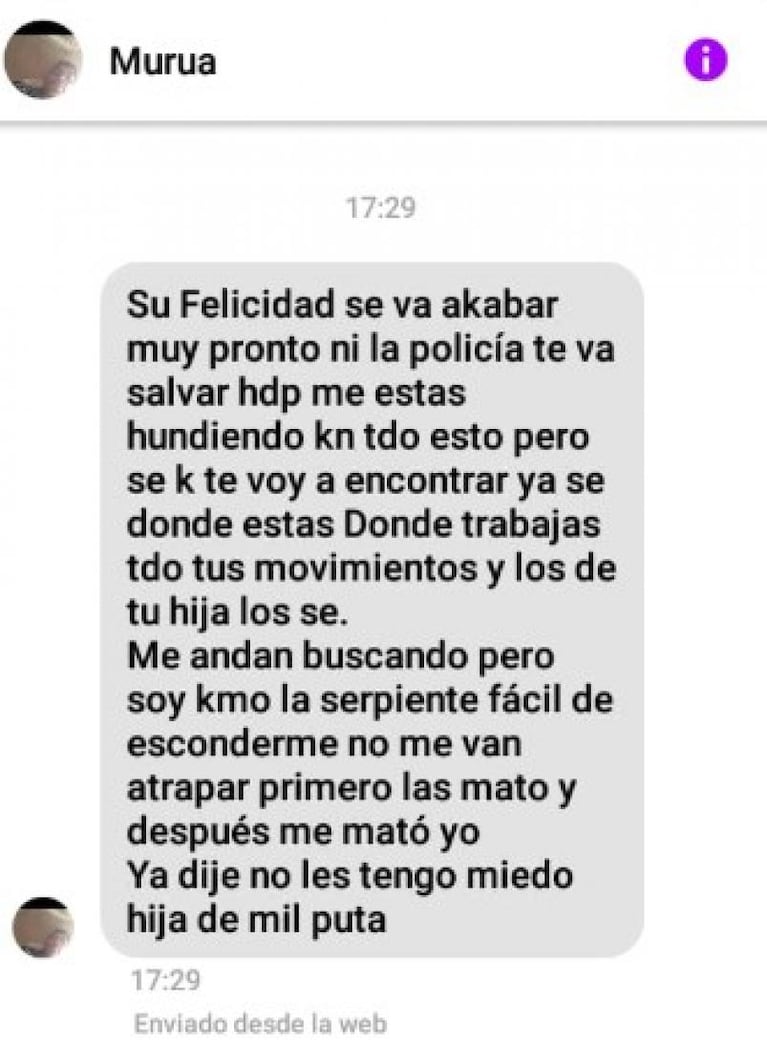 Cordoba: violó a su hija, está prófugo y la sigue amenazando por las redes