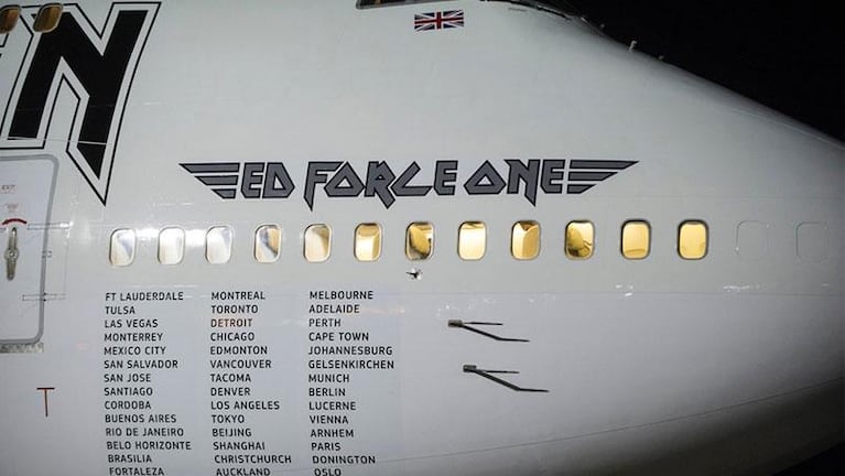 Córdoba ya tiene su lugar en el avión de Iron Maiden 