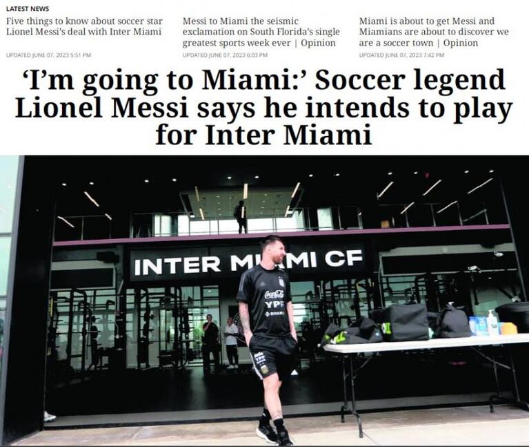 Cordobeses en Miami: cómo se vivió el anuncio de la llegada de Messi al Inter