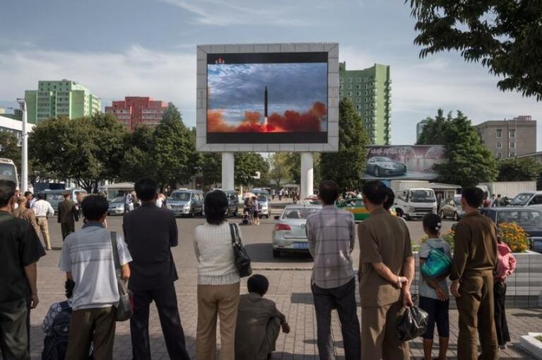 Corea del Norte mostró el lanzamiento de su misil mortal
