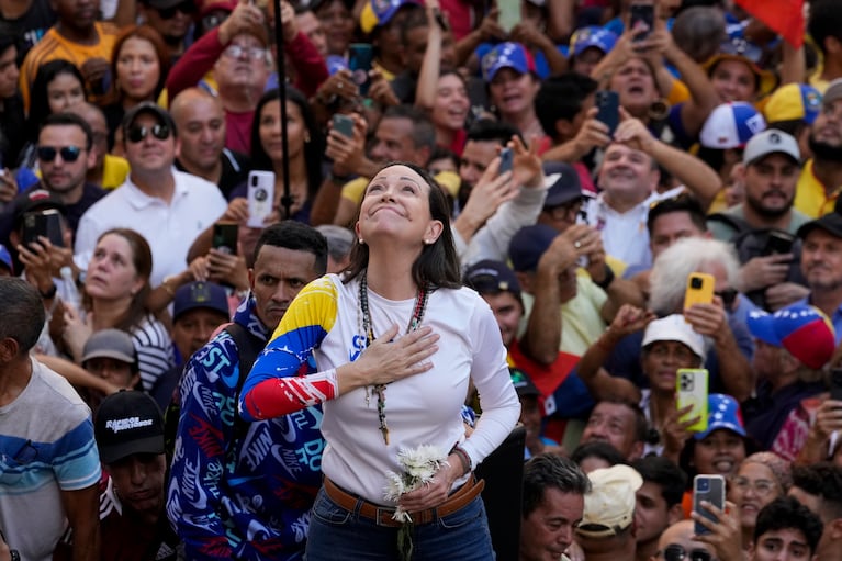 Corina Machado se pronunció a través de un mensaje grabado.