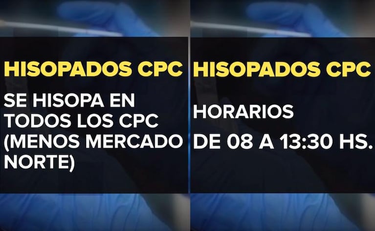 Coronavirus en Córdoba: el listado de lugares y horarios para hacerse el test