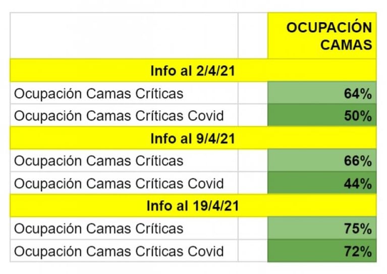 Coronavirus en Córdoba: las internaciones rozan el 40% y advierten que seguirá en aumento