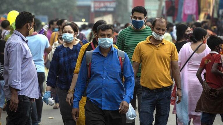 Coronavirus: India detectó una “variante doble mutante” 