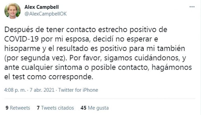 Coronavirus: Mauricio Macri aislado por ser contacto estrecho de un positivo