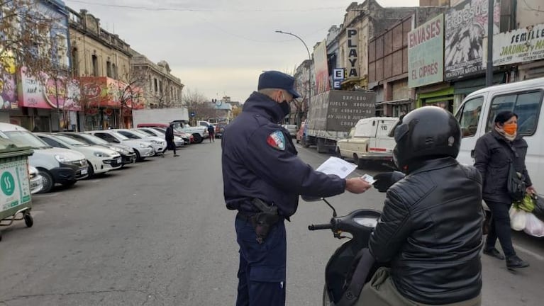 Coronavirus: refuerzan controles en el centro de Córdoba