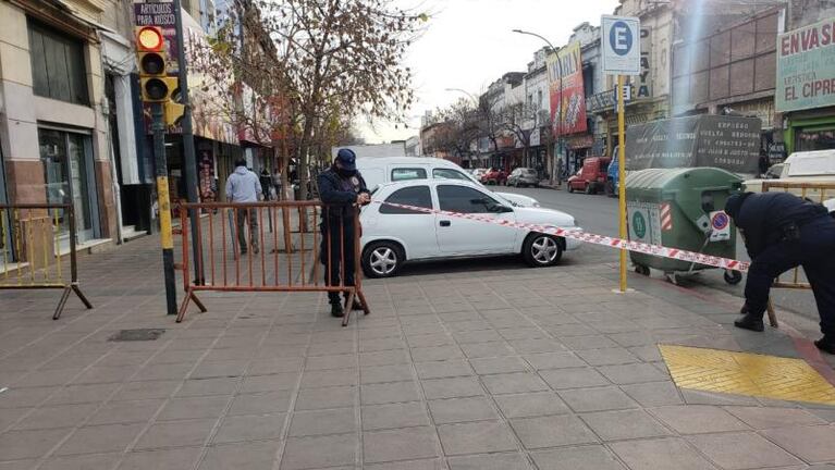 Coronavirus: refuerzan controles en el centro de Córdoba