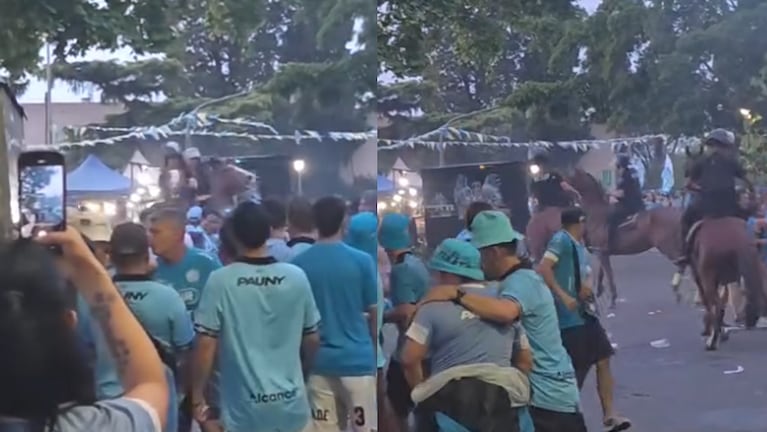 Corridas y tensión en la previa de Belgrano-Argentinos en Rosario.