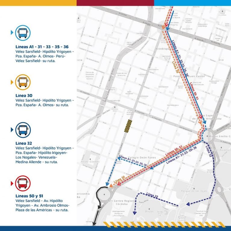 Corte en Vélez Sarsfield: vuelven a cambiar recorridos de colectivos