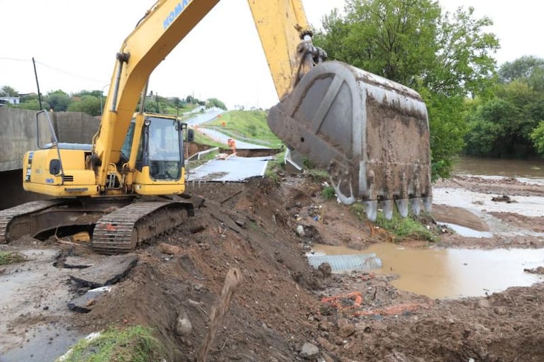 Corte total en Costanera Sur por obras en la zona destruida por el agua