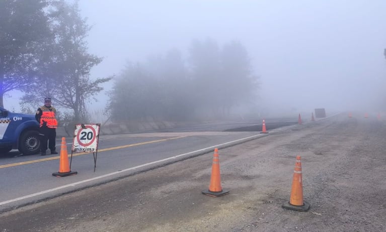 Corte total en las Altas Cumbres.