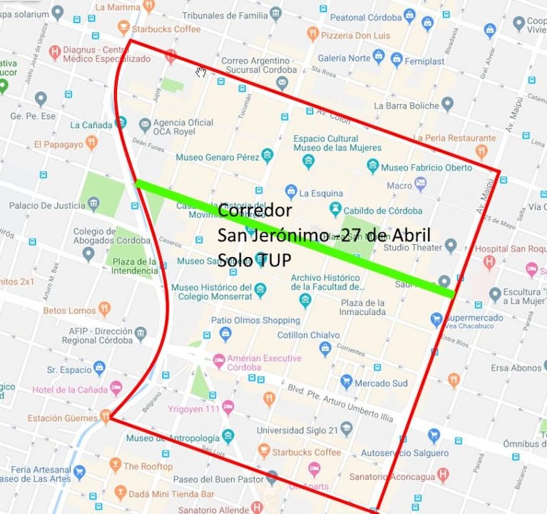 Cortes de calles y cambios en los recorridos de colectivos por el Congreso de la Lengua