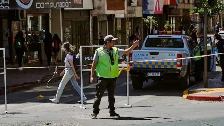 Cortes en el centro de Córdoba.
