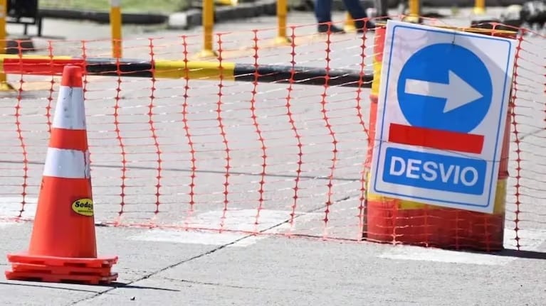 Cortes y desvíos de tránsito programados para este domingo en Córdoba.
