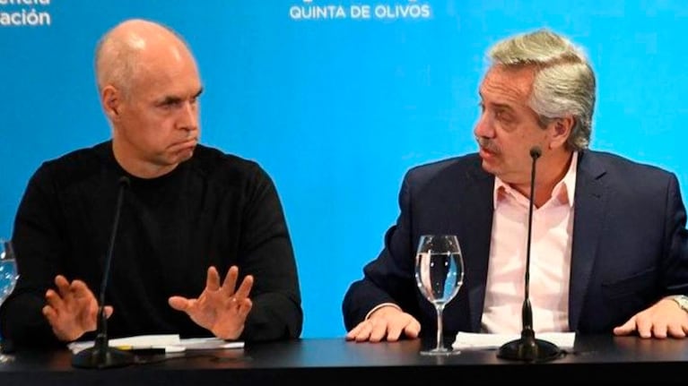Cortocircuito entre Larreta y Fernández.