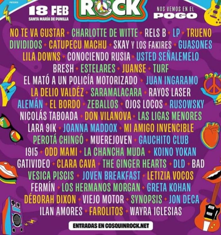 Cosquín Rock 2023 confirmó la grilla: destacada presencia internacional