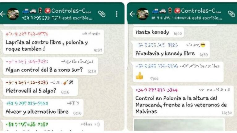 Crean grupos de Whatsapp para evitar controles de alcoholemia