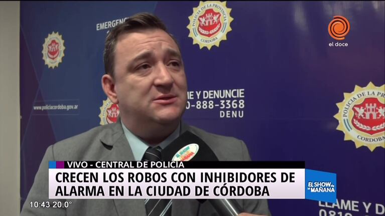 Crece el número de denuncia por robos con inhibidores