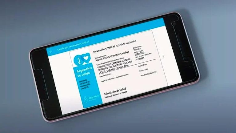 Credencial digital de vacunación: cómo es el documento para viajar al exterior