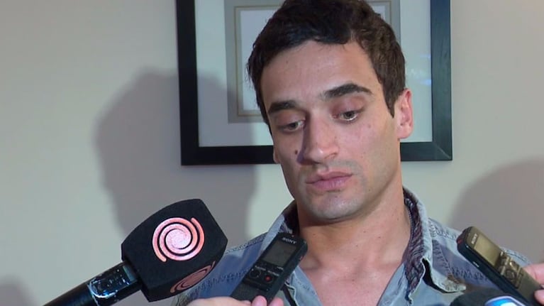 Cresimbeni negó haber sido violento con su ex pareja.
