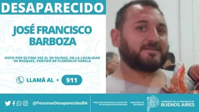 Crimen de José Barboza: fue a comprar un auto, desapareció y lo encontraron en una zanja