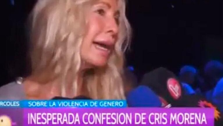 Cris Morena habría sufrido violencia de género