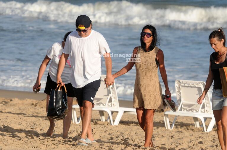 Cristian Castro y su novia, Mariela Sánchez (Foto: Ramiro Souto).