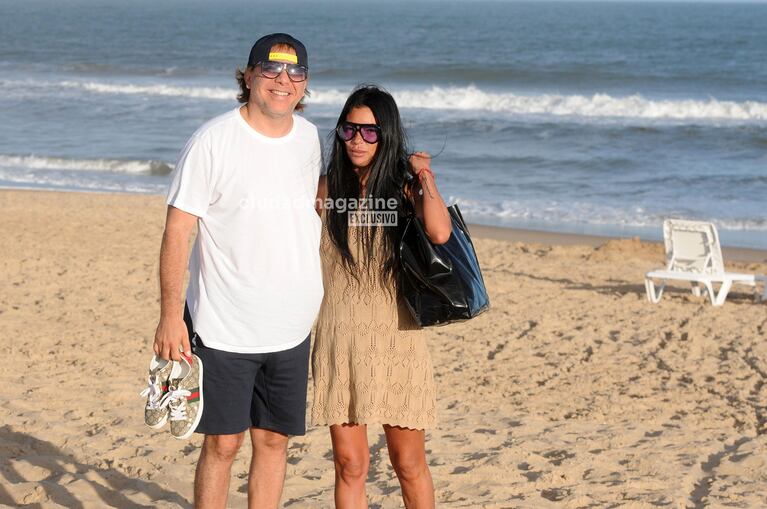 Cristian Castro y su novia, Mariela Sánchez (Foto: Ramiro Souto).