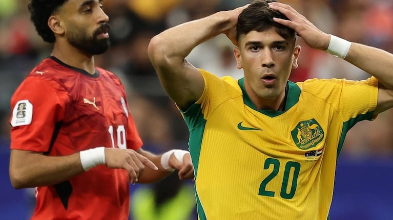 Cristian Volpato, durante el partido contra Egipto. Foto: EFE / EPA