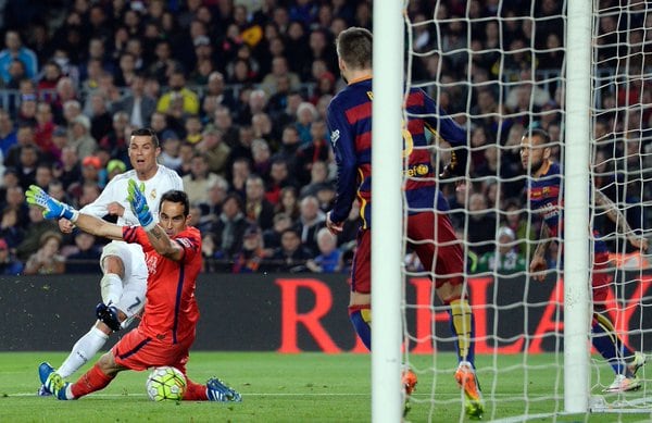 Cristiano convirtió el gol del triunfo para Real Madrid.