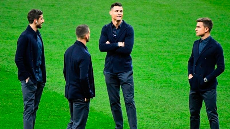 Cristiano resaltó al lado de Dybala y compañía. 