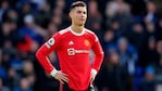 Cristiano Ronaldo salió enfurecido de la cancha.