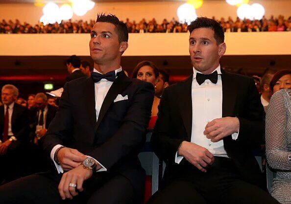 Cristiano y Messi, las dos estrellas del planeta fútbol.