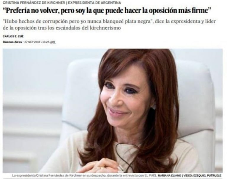 Cristina admitió la corrupción en su Gobierno: "Es innegable"