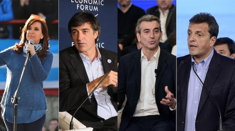 Cristina, Bullrich, Randazzo y Massa, los candidatos a senadores en Buenos Aires. 