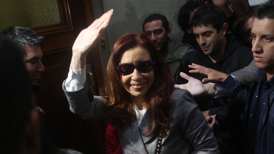 Cristina declaró por primera vez en la justicia. 